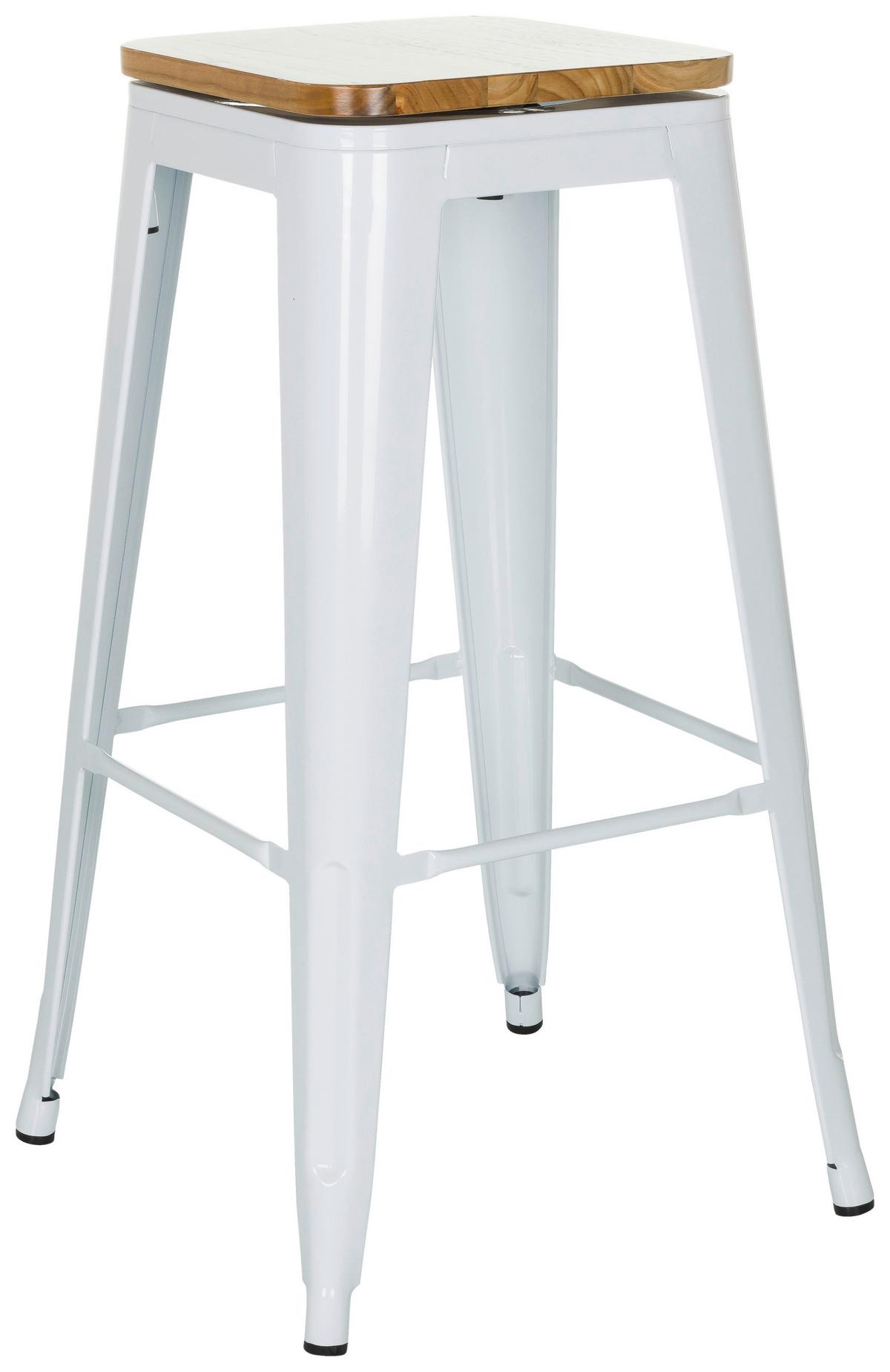 Barski Stol Vantaggio High Ws, Bela - bela, Moderno, kovina/les (44/77/44cm) - MID.YOU