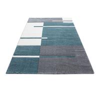 Webteppich Hawaii Blau ca. 200x290cm - Blau, KONVENTIONELL, Textil (200/290cm) - Novel