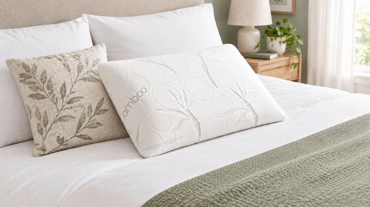 Párna Memory Bambuszos 60/40/14 - textil (60/60/14null) - Naturtex