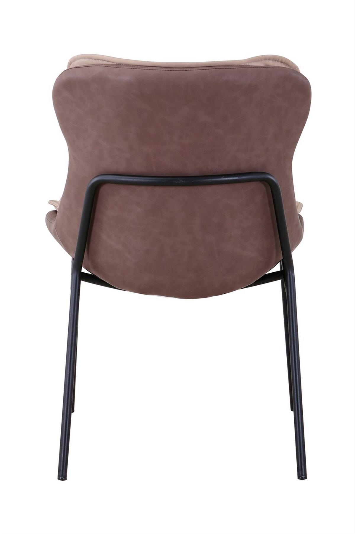 STUHL BRADY 200 - Hellbraun/Beige, Design, Textil (54/84/64cm) - Kayoom