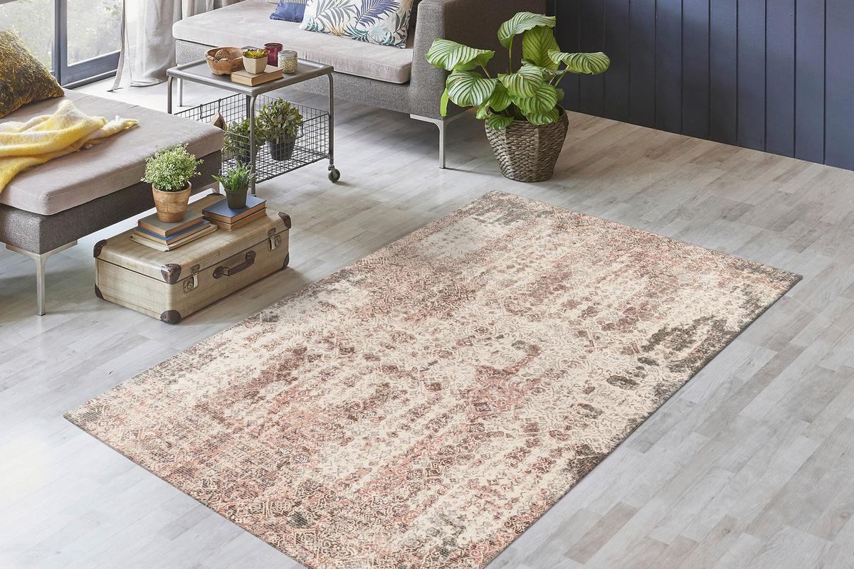 Vintage-teppich Percy 200 - Rostfarben, Konventionell, Textil (80/150cm) - Kayoom