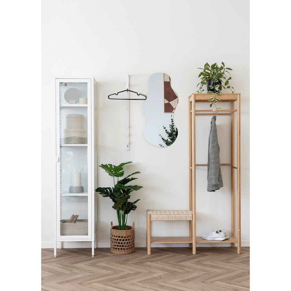 Garderobe Ember Echtholz - Naturfarben, Design, Holz (95/165/36cm) - MID.YOU