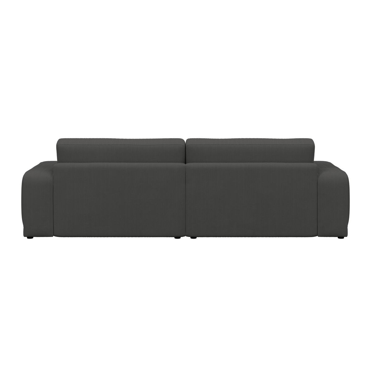Velika Sofa Savona - antracit, Trend, tekstil (260/77/111cm) - Luca Bessoni
