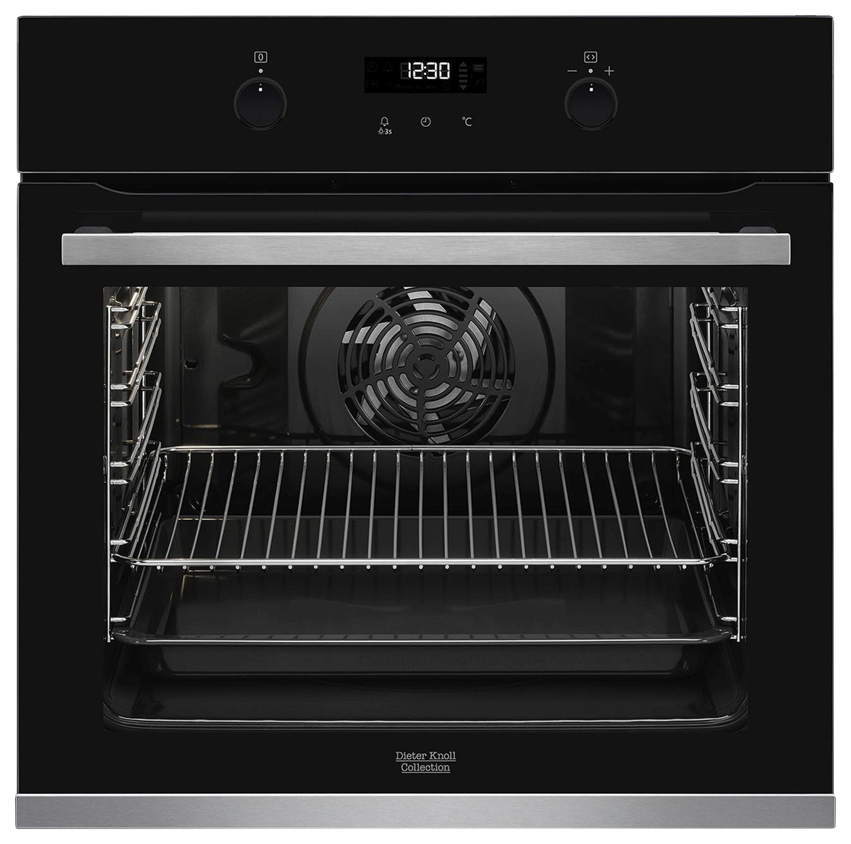 Einbaubackofen DKP37902XK - Edelstahlfarben/Schwarz, Basics, Glas/Metall (59,4/59,4/56,8cm) - Dieter Knoll