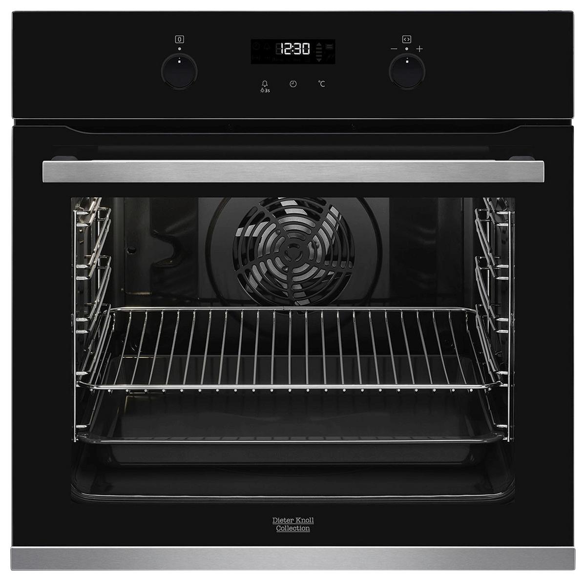 Einbaubackofen DKP37902XK - Edelstahlfarben/Schwarz, Basics, Glas/Metall (59,4/59,4/56,8cm) - Dieter Knoll