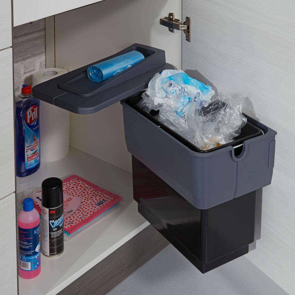 Küchenblock Plan, in Eiche Weiß - Eichefarben/Weiß, MODERN, Holzwerkstoff (303,2cm) - Express-Kuechen