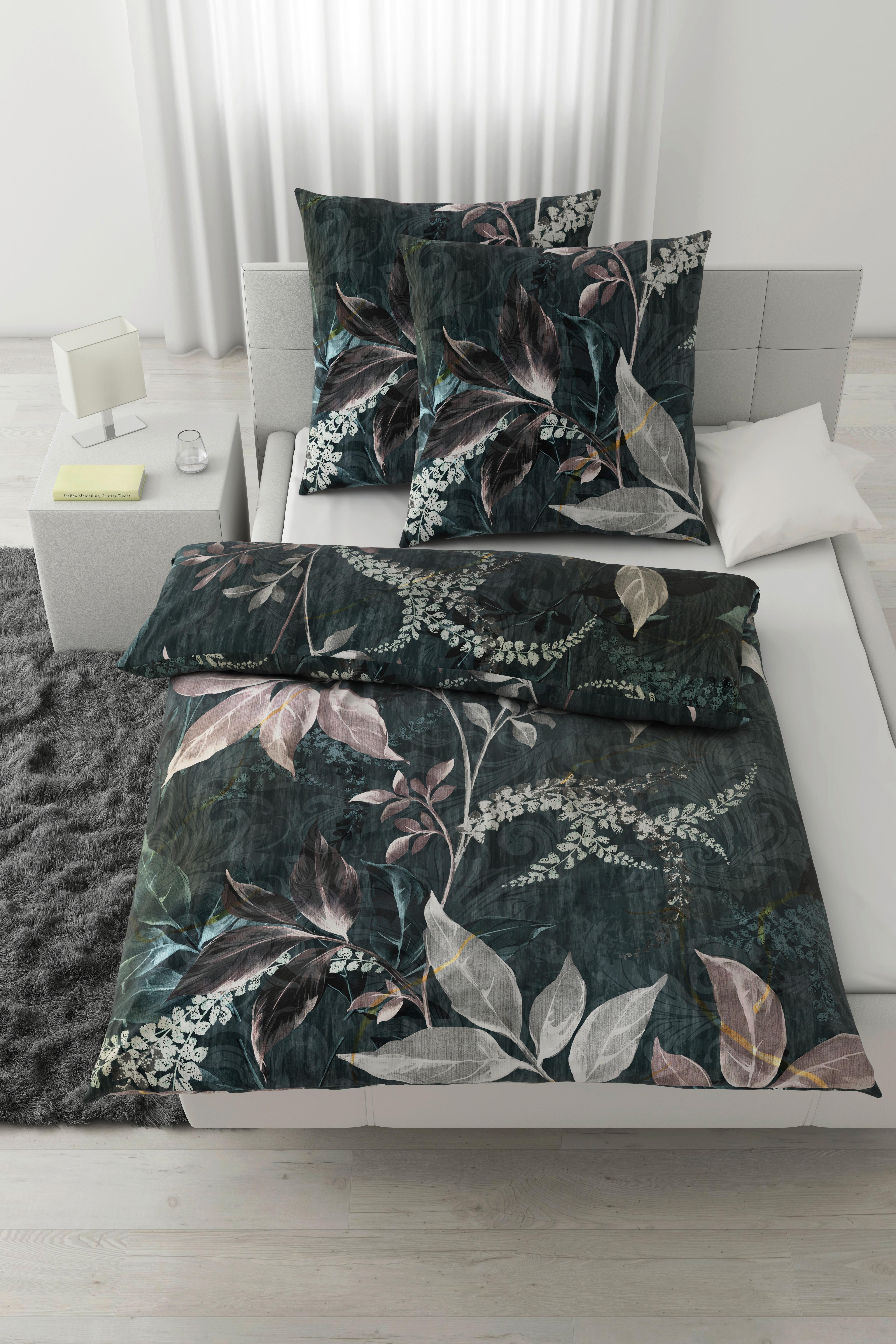 Bettwäsche Chiara XXL Anthrazit ca. 200x200cm - Anthrazit, KONVENTIONELL, Textil (200/200cm) - Modern Living