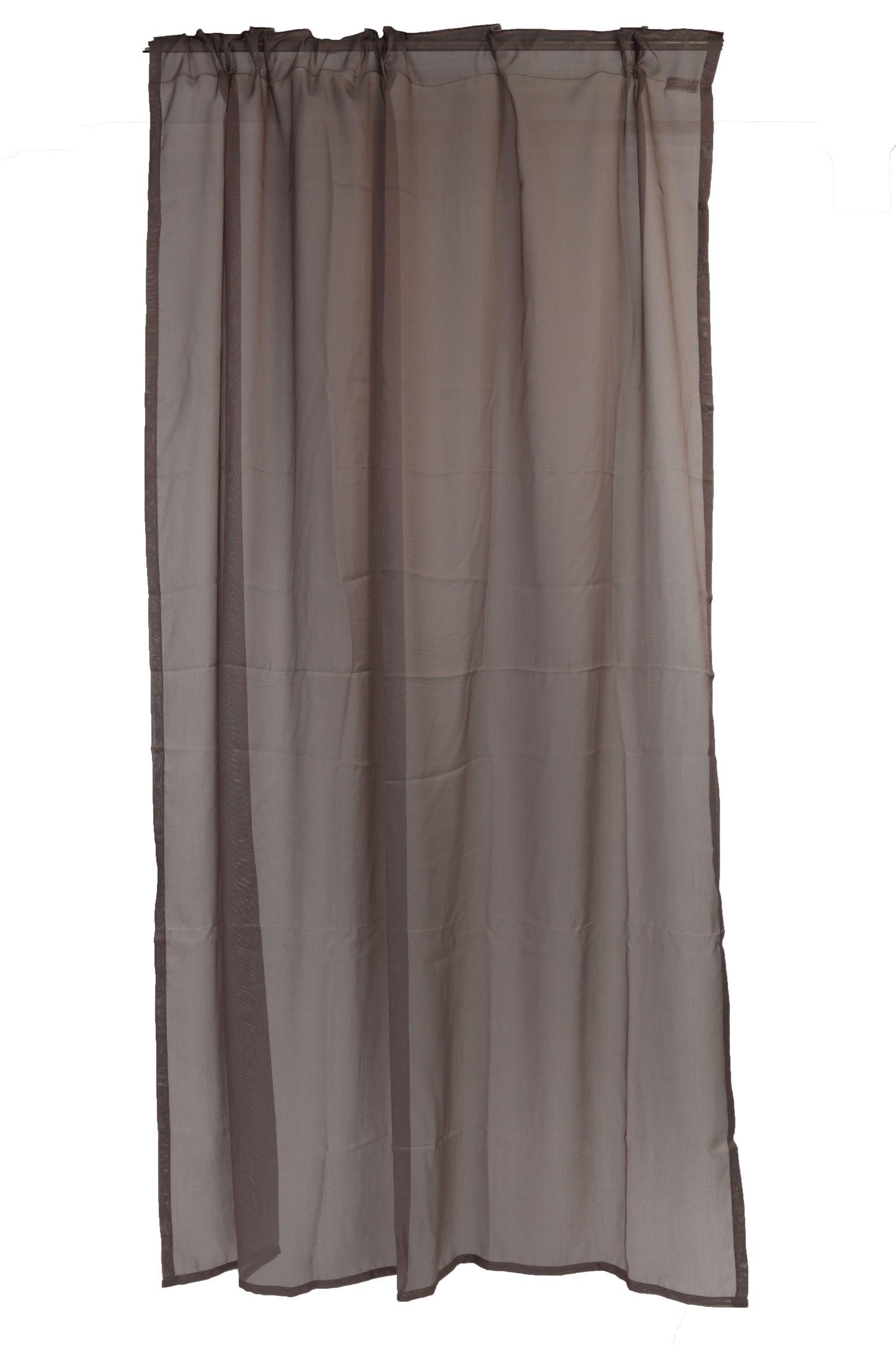 Draperie gata confecționată 91196 - maro, textil (140/240cm)
