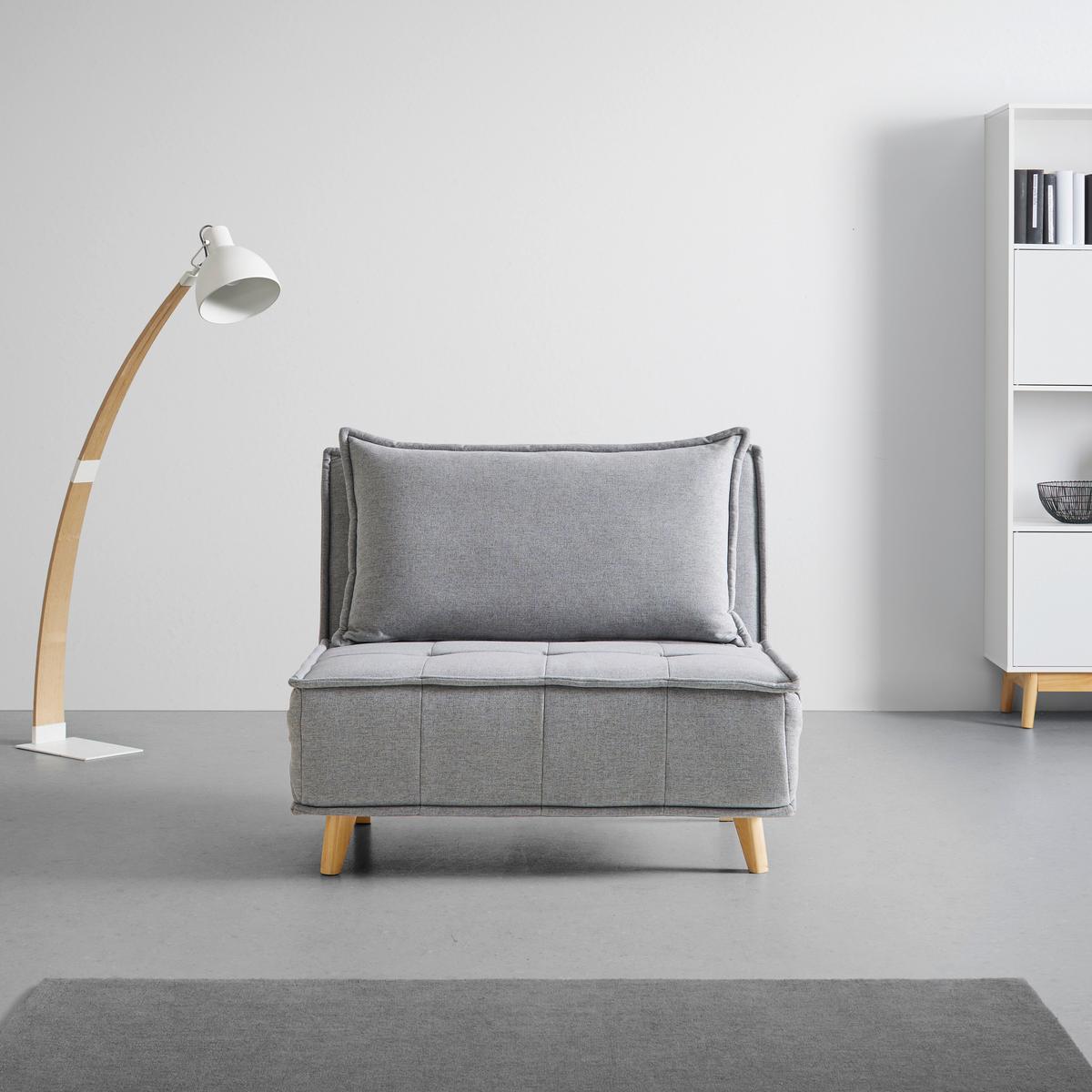 FOTOLIU EXTENSIBIL LAYLA - gri deschis, Modern, lemn/textil (104/92/84cm) - Bessagi Home