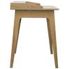 SKRIVBORD EDDY - ekfärgad, Design, trämaterial/trä (120/60/81.5cm) - Mömax
