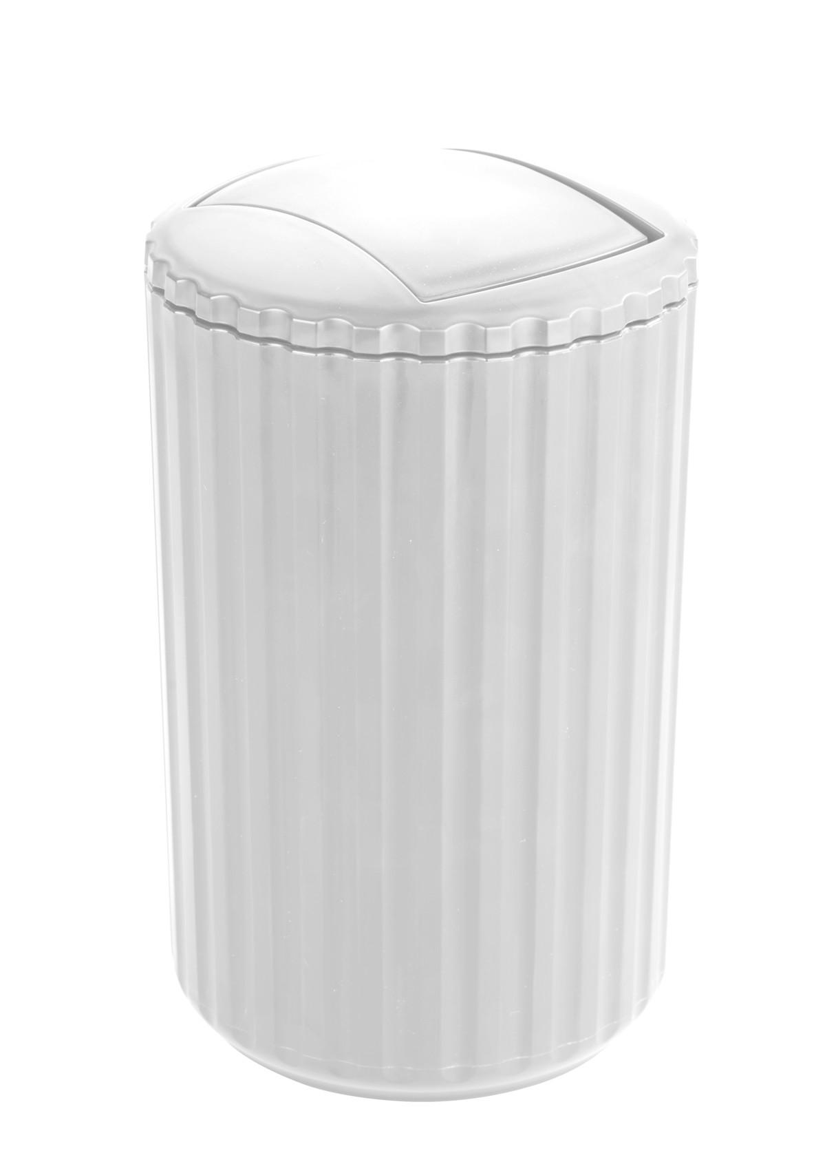 Coș de gunoi pentru cosmetice Allstar Minas - alb, Modern, plastic (15cm) - Wenko