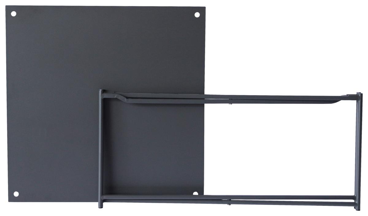 STOLIK KAWOWY BARRY -EXKLUSIV- - antracytowy, Design, metal (70/70/42cm) - Xora