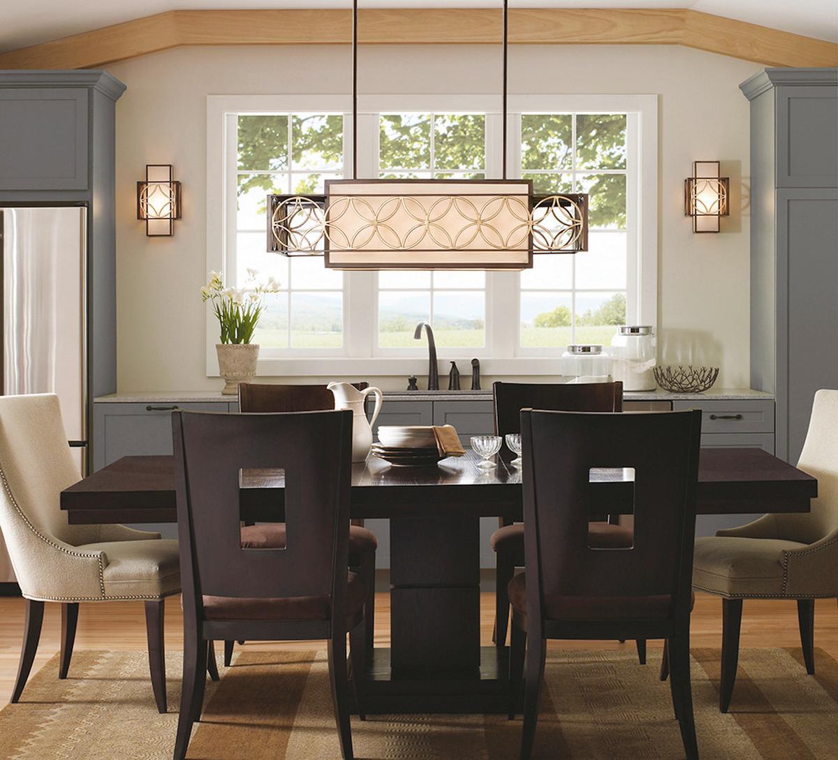 Függőlámpa Fe-Remy-P-A - aranyszínű/bronzszínű, Lifestyle, fém (53.4/53.4/102.9cm) - Elstead Lighting