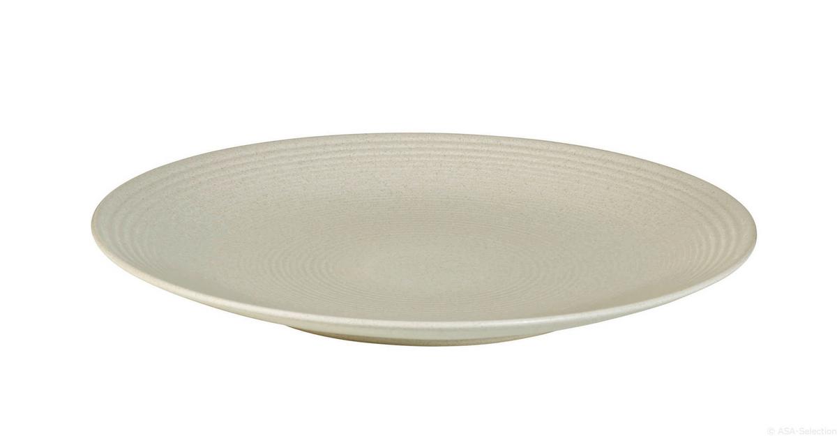 SERWIS OBIADOWO-ŚNIADANIOWY BELLA VISTA CREME - kremowy, Basics, ceramika (29,50/32,50/29cm) - ASA