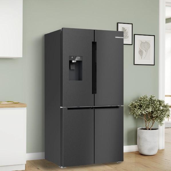Kühl-Gefrier-Kombination KFI96AXEA - Schwarz, MODERN (90,5/183/73,1cm) - Bosch