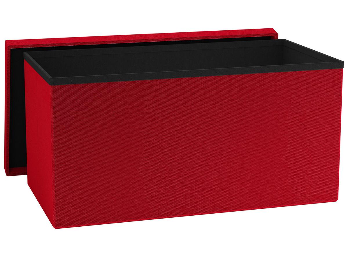 SITZBOX BOXAS - Rot, Basics, Holzwerkstoff/Kunststoff (76/38/38cm) - MID.YOU