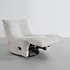 RELAXFÅTÖLJ ALURA - svart/cremefärgad, Modern, metall/trä (90/92/90cm) - Bessagi Home