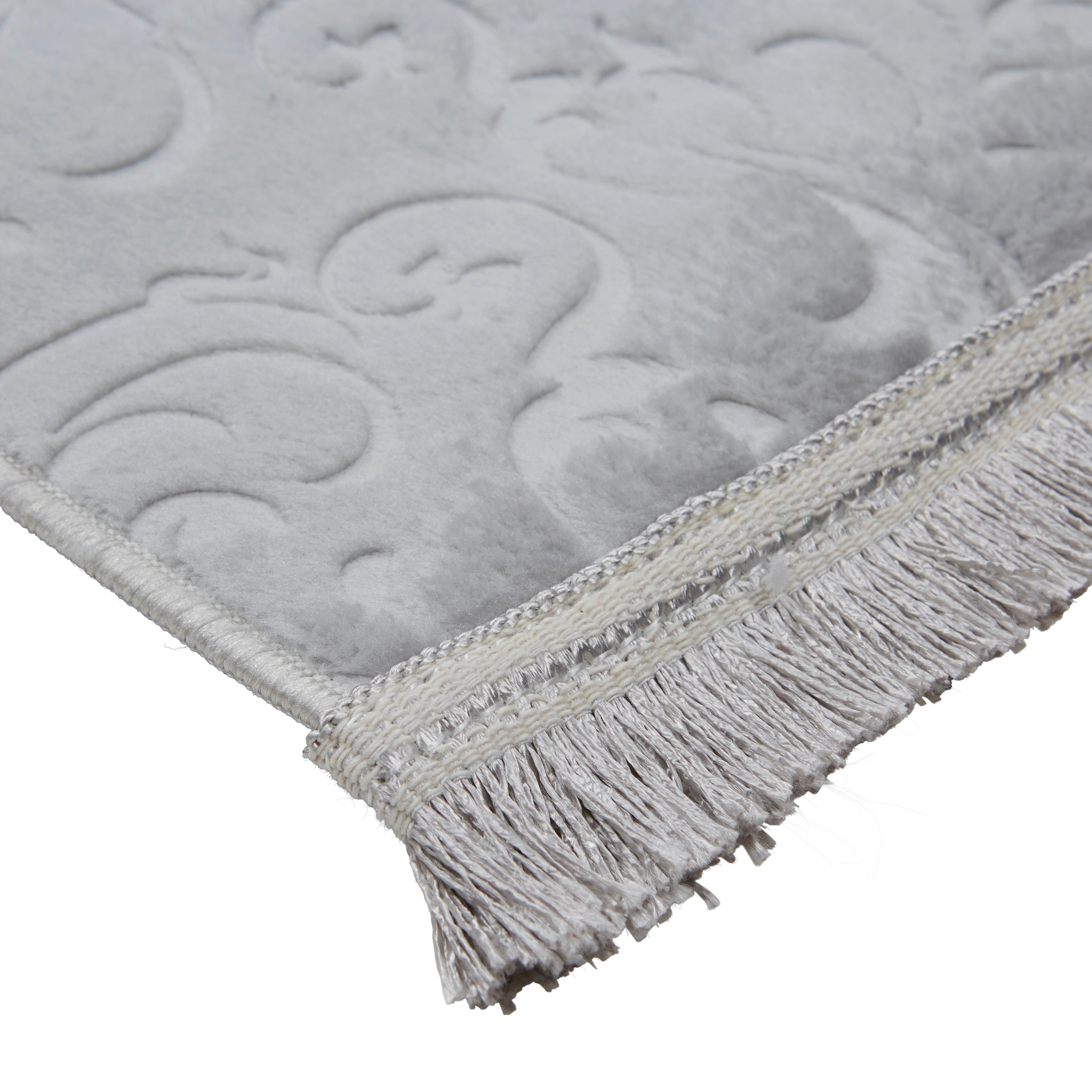 Webteppich Daphne 1 in Grau ca. 80x140cm - Grau, Modern, Textil (80cm) - Modern Living