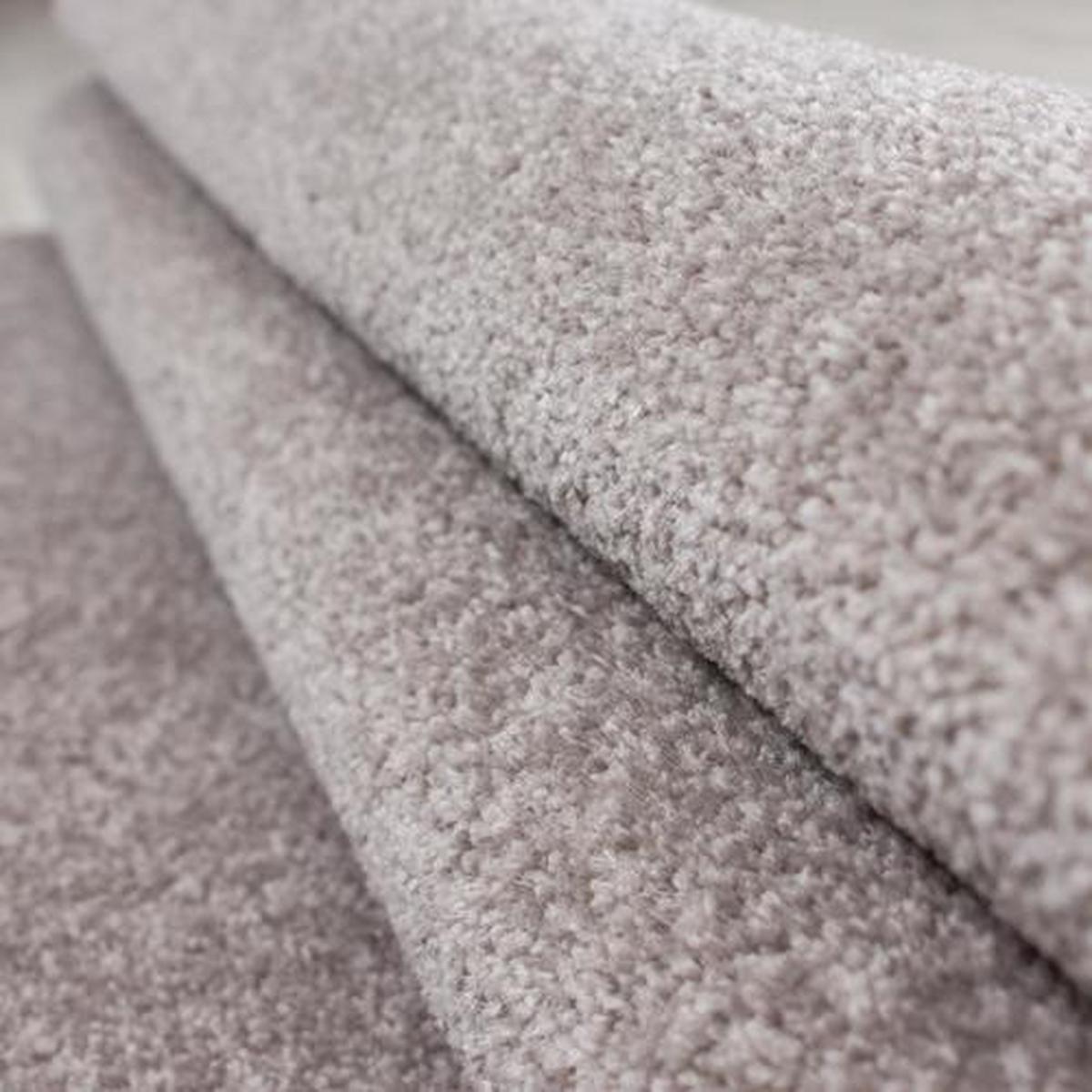 Hochflorteppich Ata Beige ca. 200cm - Beige, Design, Textil (200cm) - Novel