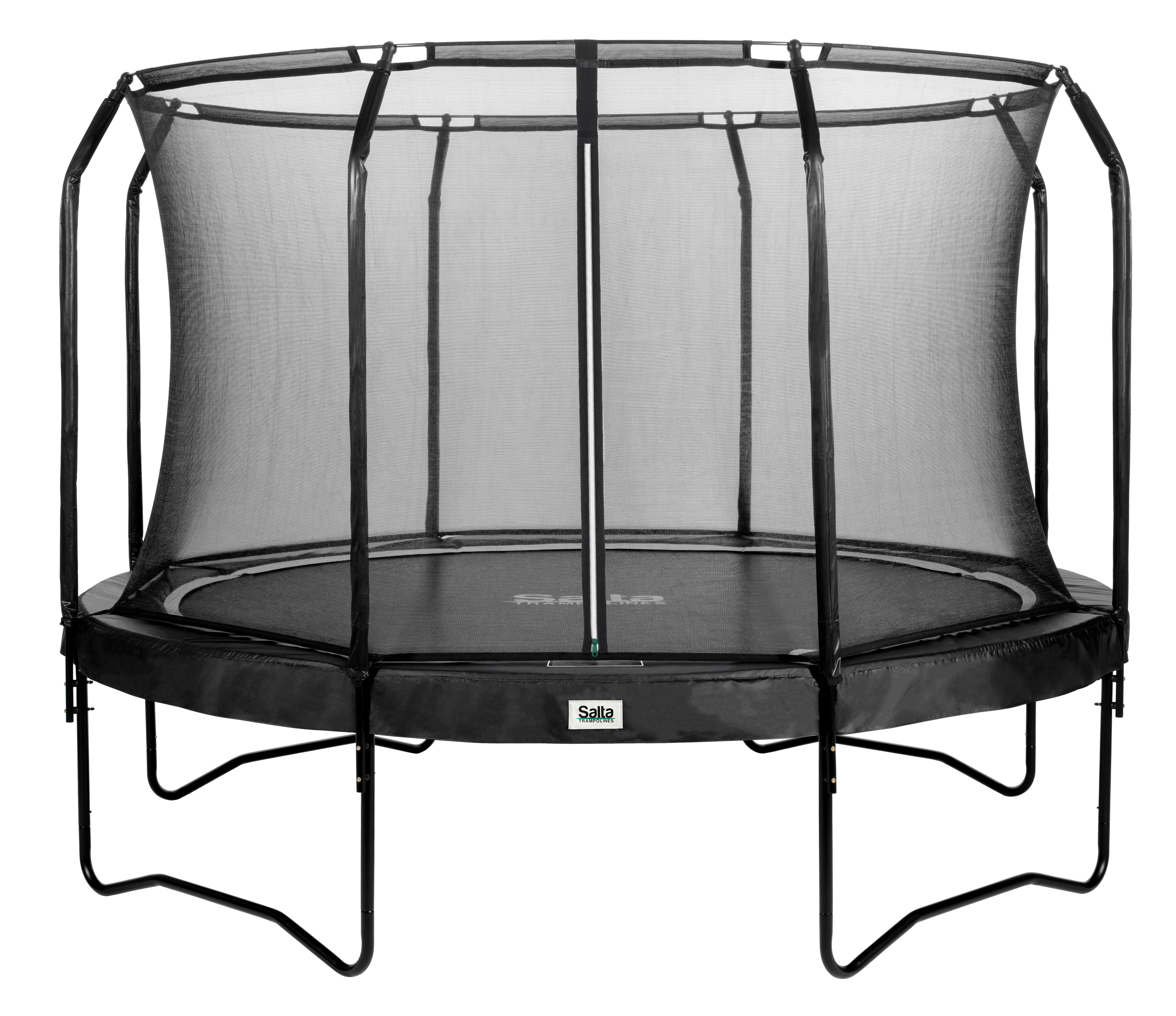 Trampolin Salta Premium Black Editon Ø ca. 366cm - KONVENTIONELL, Kunststoff/Metall (366cm) - Salta