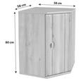 Comodă Karin - culoare lemn fag, Modern, compozit lemnos (58/80/58cm) Comodă Karin - culoare lemn fag, Modern, compozit lemnos (58/80/58cm)