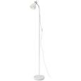 Stehleuchte Mauro - Weiß, MODERN, Metall (19/145cm) - MODERN LIVING