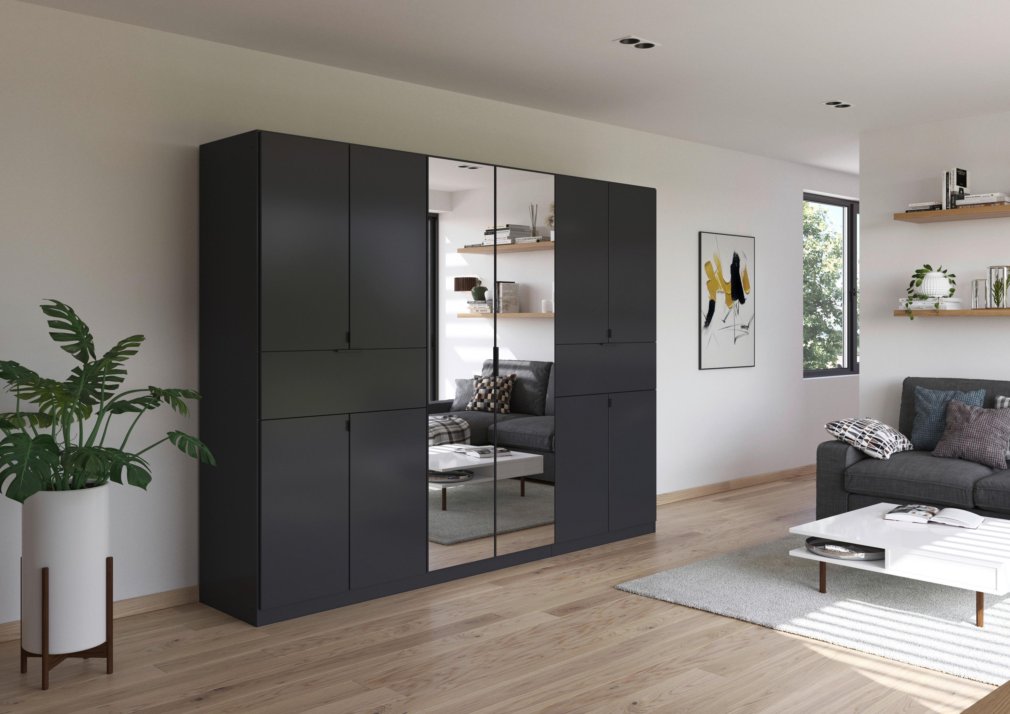 Ormar S Klasičnim Vratima Ticao - siva/srebrne boje, Moderno, drvni materijal/metal (271/210/54cm) - Modern Living