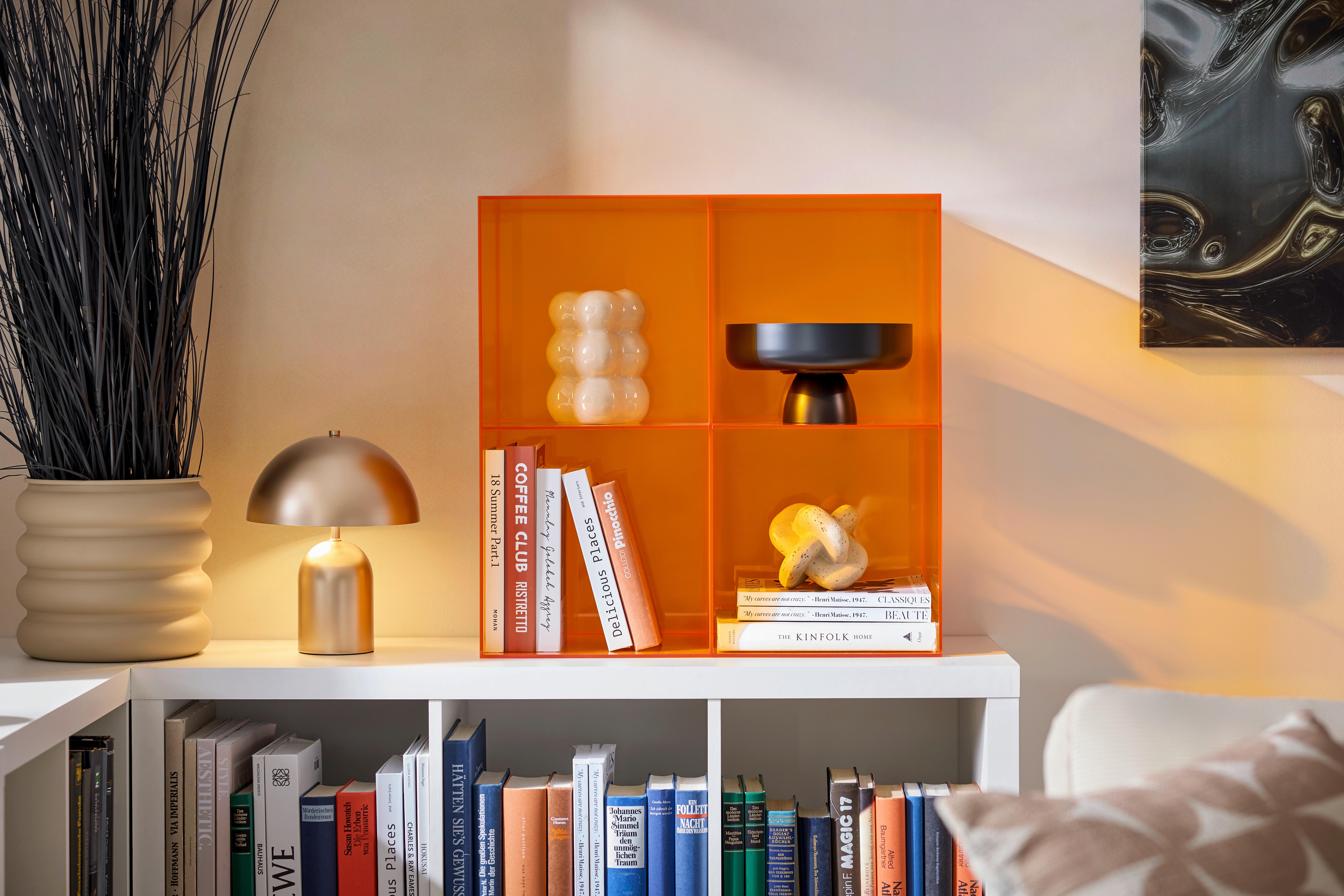 BORDSLAMPA CESAR - champagne, Modern, metall/plast (23/23/30cm) - Mömax