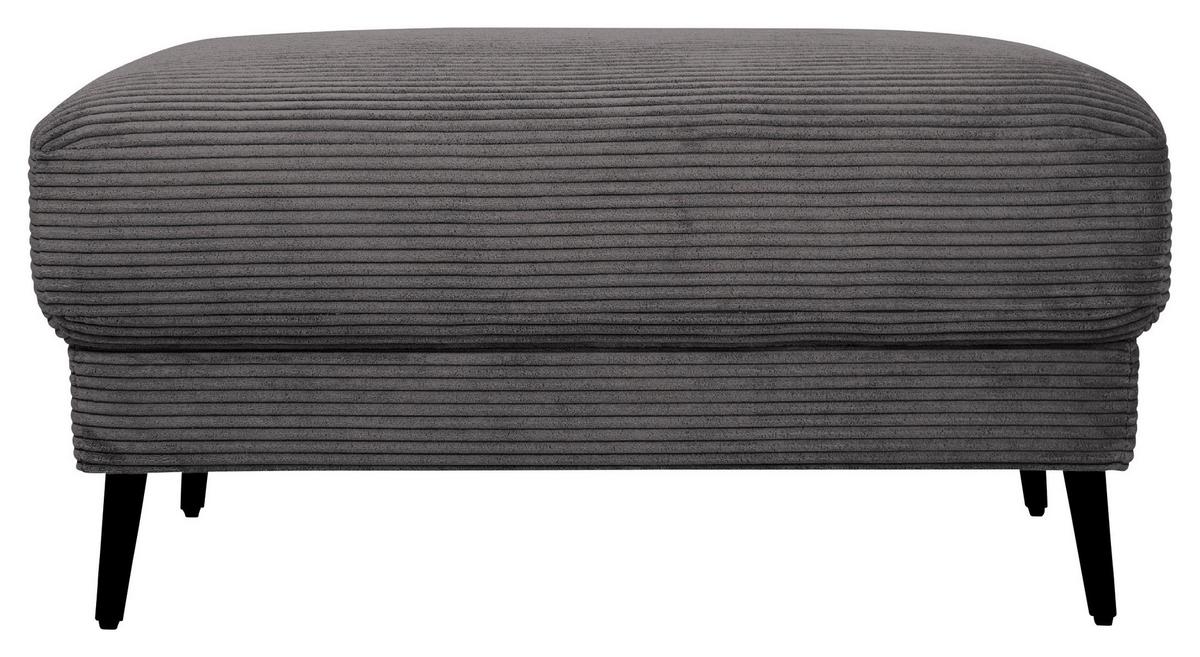 Tabure Cora - tamno siva, Moderno, tekstil/metal (92/46/60cm) - Mömax