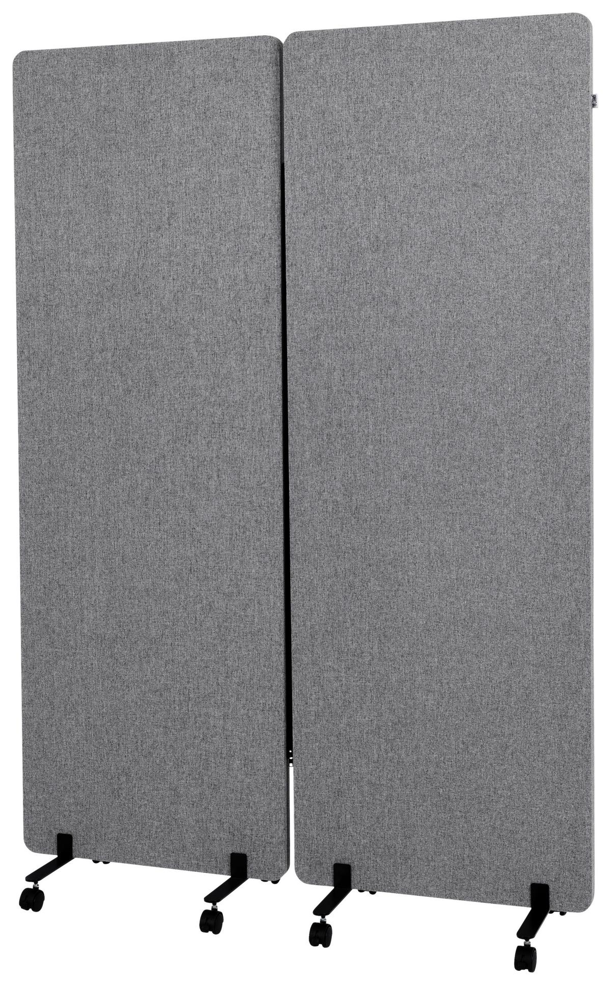 Pregradna Stena Flexmiut, Temno Siva - temno siva, Basics, kovina/umetna masa (60/177/35cm) - MID.YOU