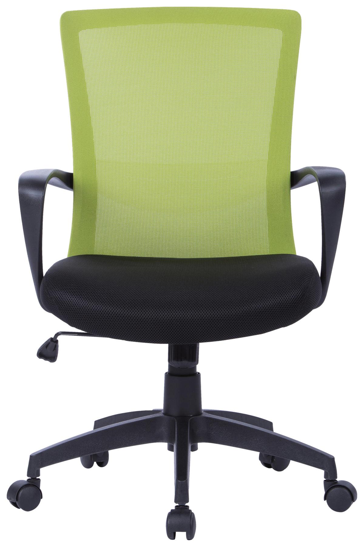 KRZESŁO OBROTOWE MŁODZIEŻOWE PAN - zielony/czarny, Konventionell, tworzywo sztuczne/metal (57/90,5-98/59cm) - Carryhome