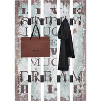 Előszobafal Big Simply - többszínű, fa (70/100/9cm)