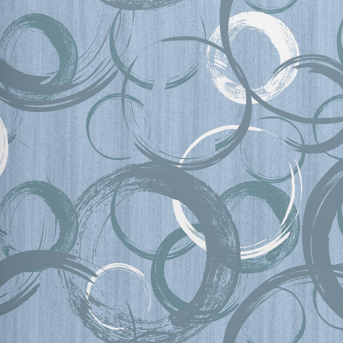 Bettwäsche New Circles Blau ca. 135x200cm - Blau, Textil (135/200cm) - Modern Living