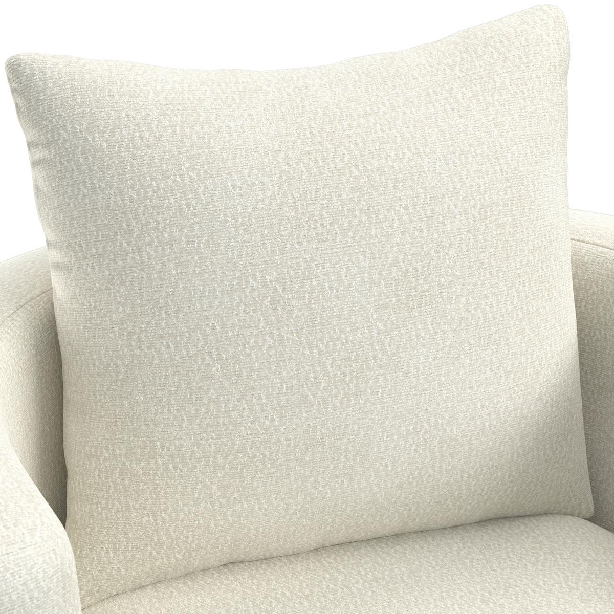 Sessel Marieta Chenille Weiß - Schwarz/Weiß, MODERN, Holz/Textil (76/84/78cm)