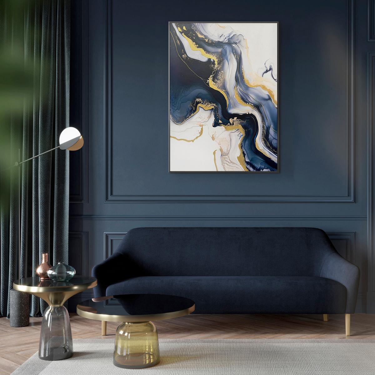 Leinwandbild CA Multicolor - Multicolor, Basics, Holz/Textil (70/100cm)