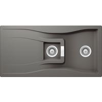 Spüle WATD150ASIL - Grau, MODERN, Stein (100/500cm) - Schock