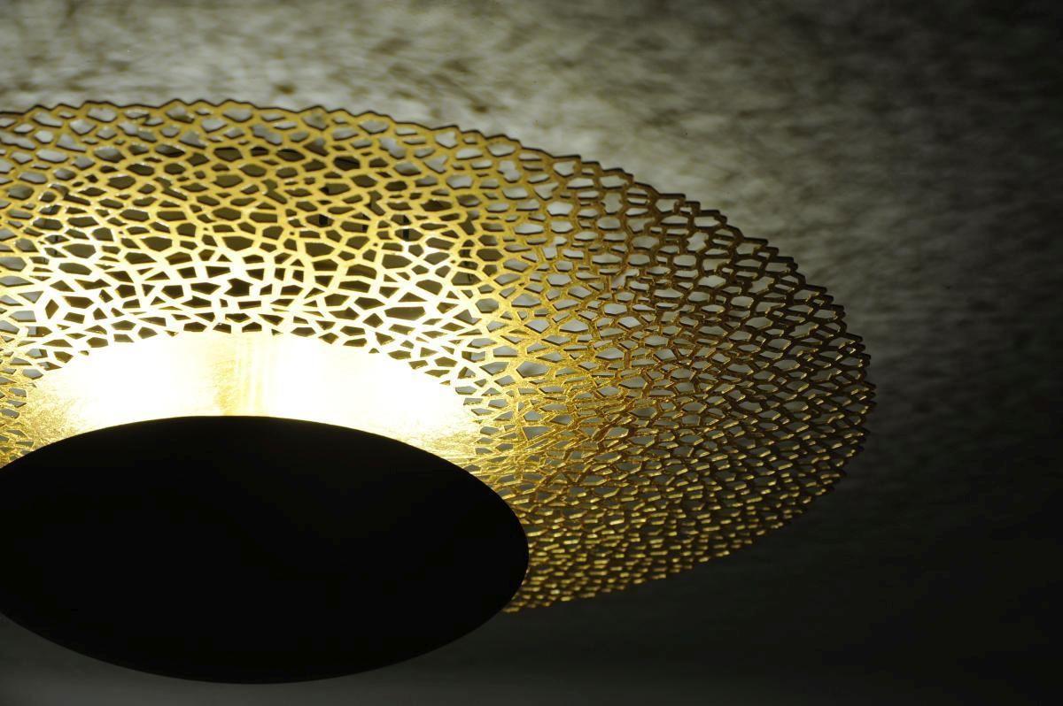 LED-Deckenleuchte Nevis Rostfarben max. 17,6 Watt - Rostfarben, Design, Metall (45/45/16cm) - Paul Neuhaus