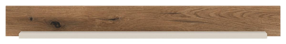 Stenska Polica Samu, Kašmir, Barva Hrasta - kašmir/barve hrasta, Moderno, leseni material (90/10/13,6cm)