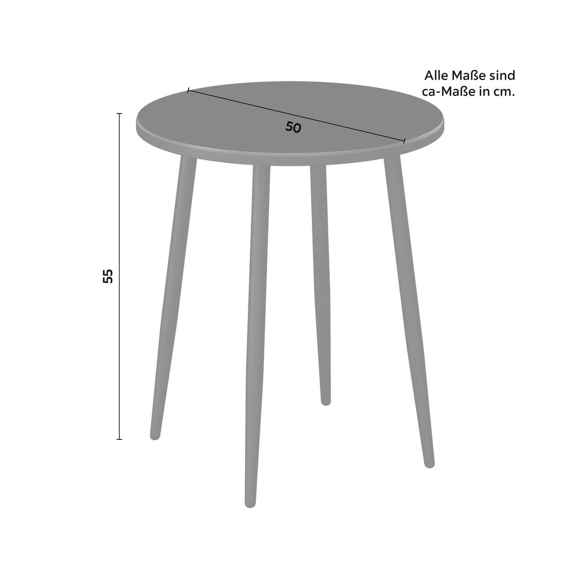 Set balcon Isabel - crem/negru, Modern, metal/textil - Bessagi Garden