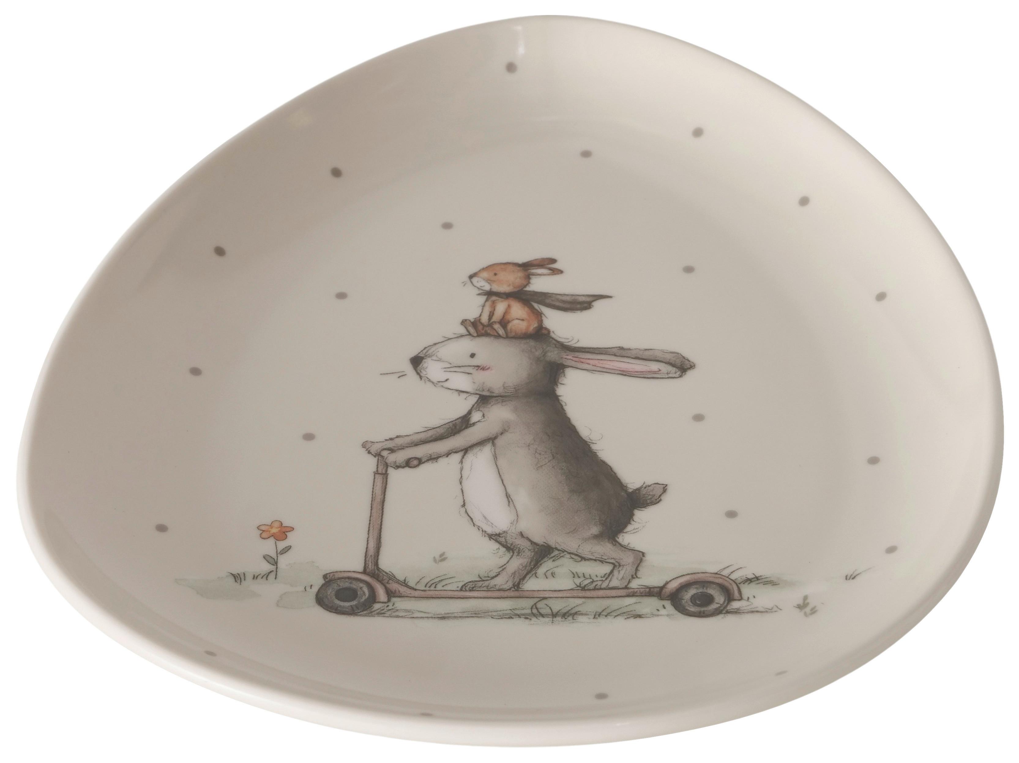 Teller Bunny I Multicolor - Multicolor, Konventionell, Keramik (20/16/2cm) - Mömax