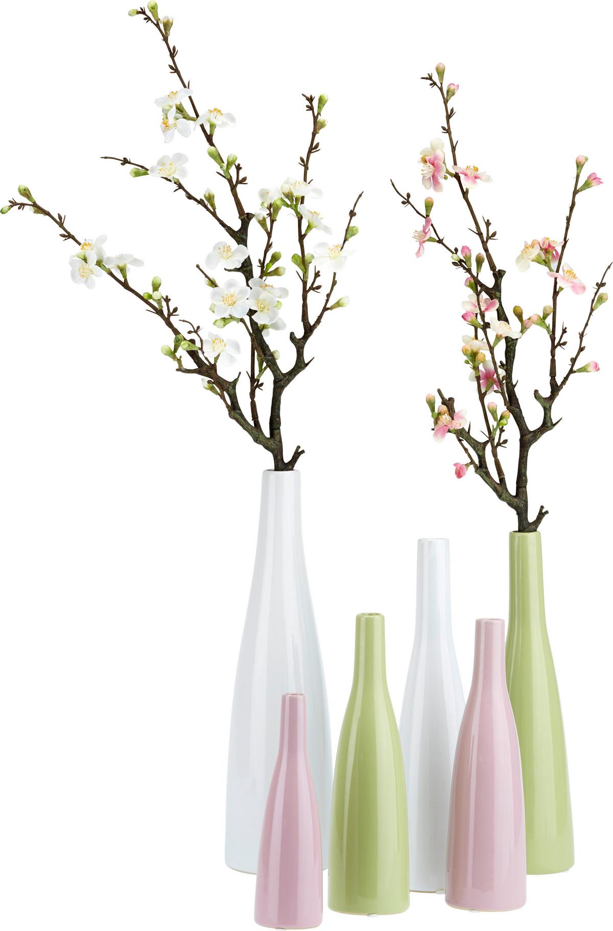 WAZON PLANCIO II - biały, Modern, ceramika (8,5/33cm) - Modern Living