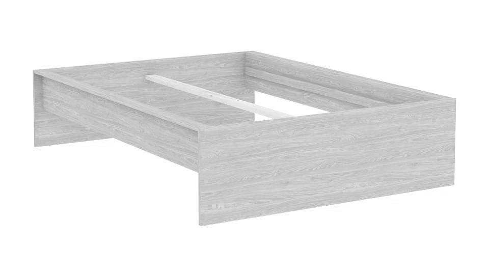 SÄNGRAM UNIT 140 -BASED- - ekfärgad, Klassisk, trämaterial (140/200cm) - Based