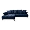 Kutna Garnitura Largo N - tamno plava/crna, Moderno, tekstil/metal (184/262cm) - Modern Living