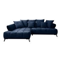 Kutna Garnitura Largo N - tamno plava/crna, Moderno, tekstil/metal (184/262cm) - Modern Living