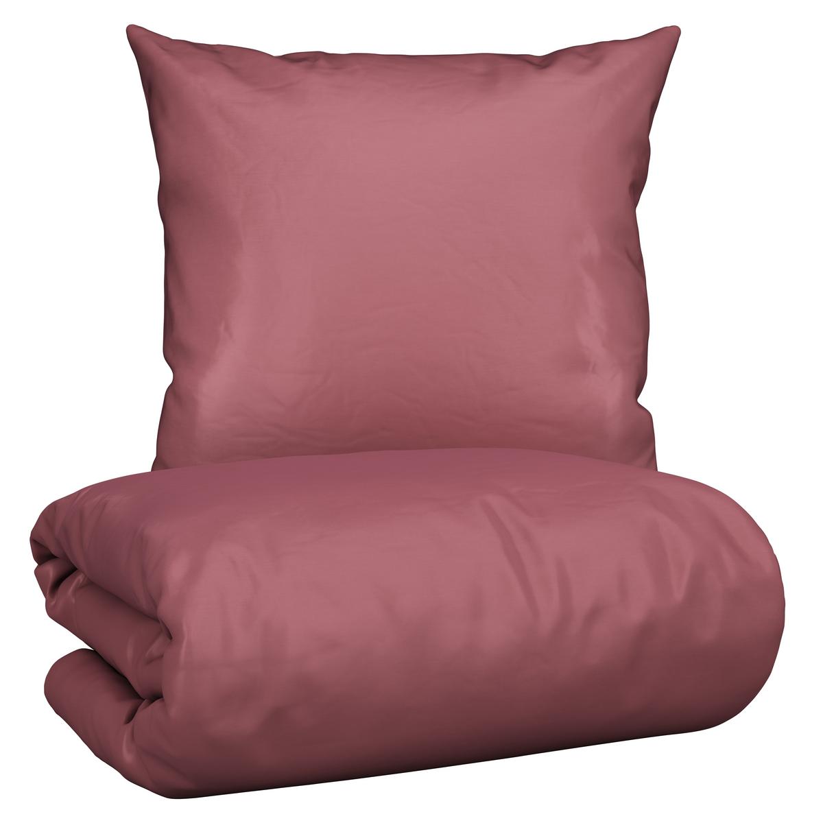 Bettwäsche Bio-Eva in Zimtfarben ca. 135x200cm - Terracotta, MODERN, Textil (135/200cm) - ecoTree