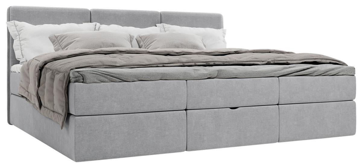 Familienbett Domino Combo Dunkelgrau ca.240x200cm - Dunkelgrau/Schwarz, MODERN, Holz/Holzwerkstoff (240/200cm) - MID.YOU