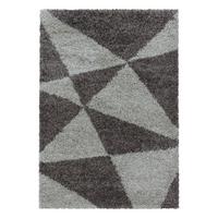 Hochflorteppich Tango Taupe ca. 140x200cm - Taupe, Design, Textil (140/200cm)