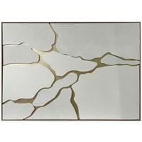Slika Sa Ramom 140x100cm Malee - zlatna/krem, Romantično / Seoski, tekstil/pločasti materijal (140/3,5/100cm) - Mömax