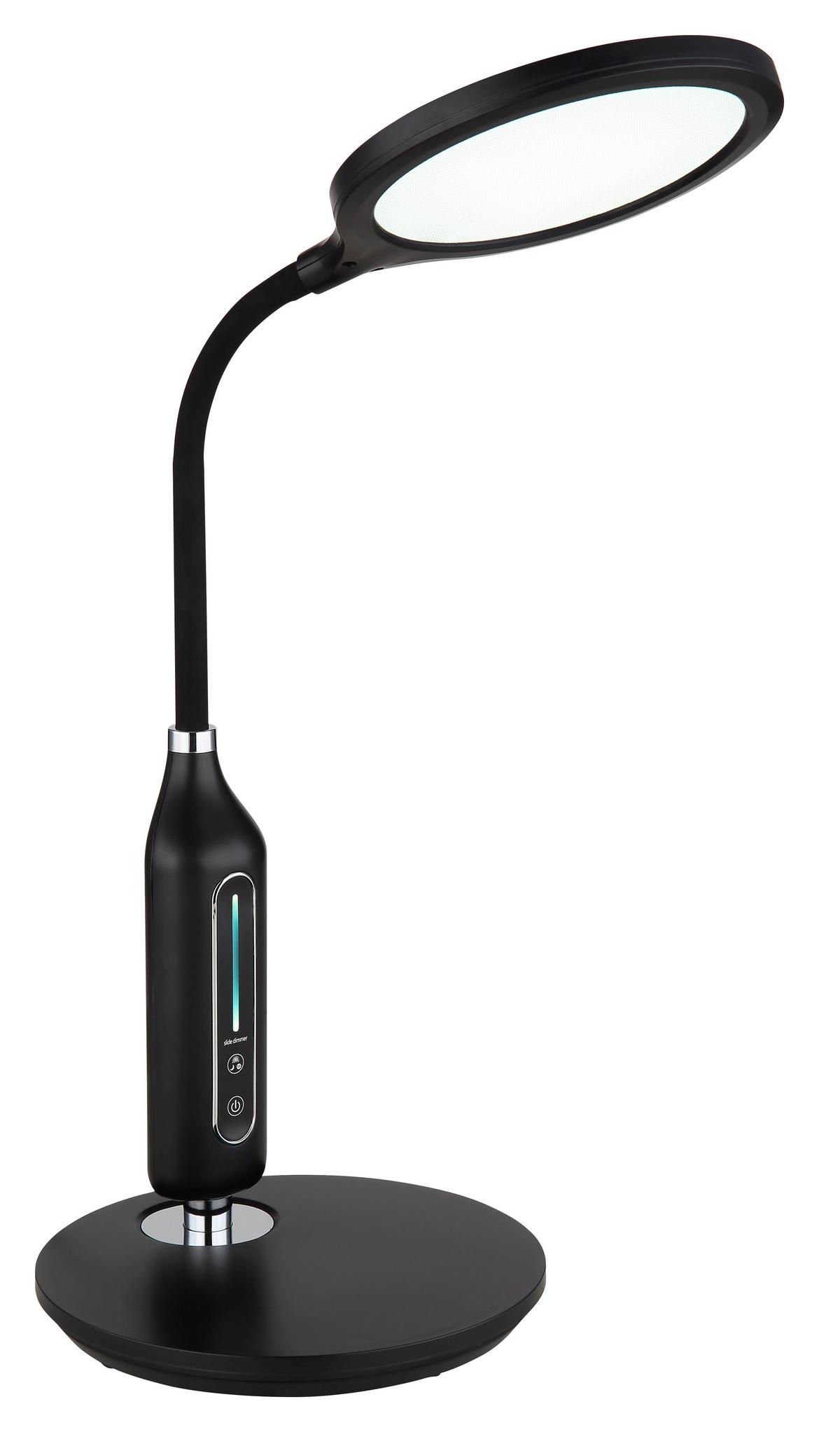 Svjetiljka Stolna Fruggy - crna, Trend, plastika (30/18,5/40,7cm) - Globo