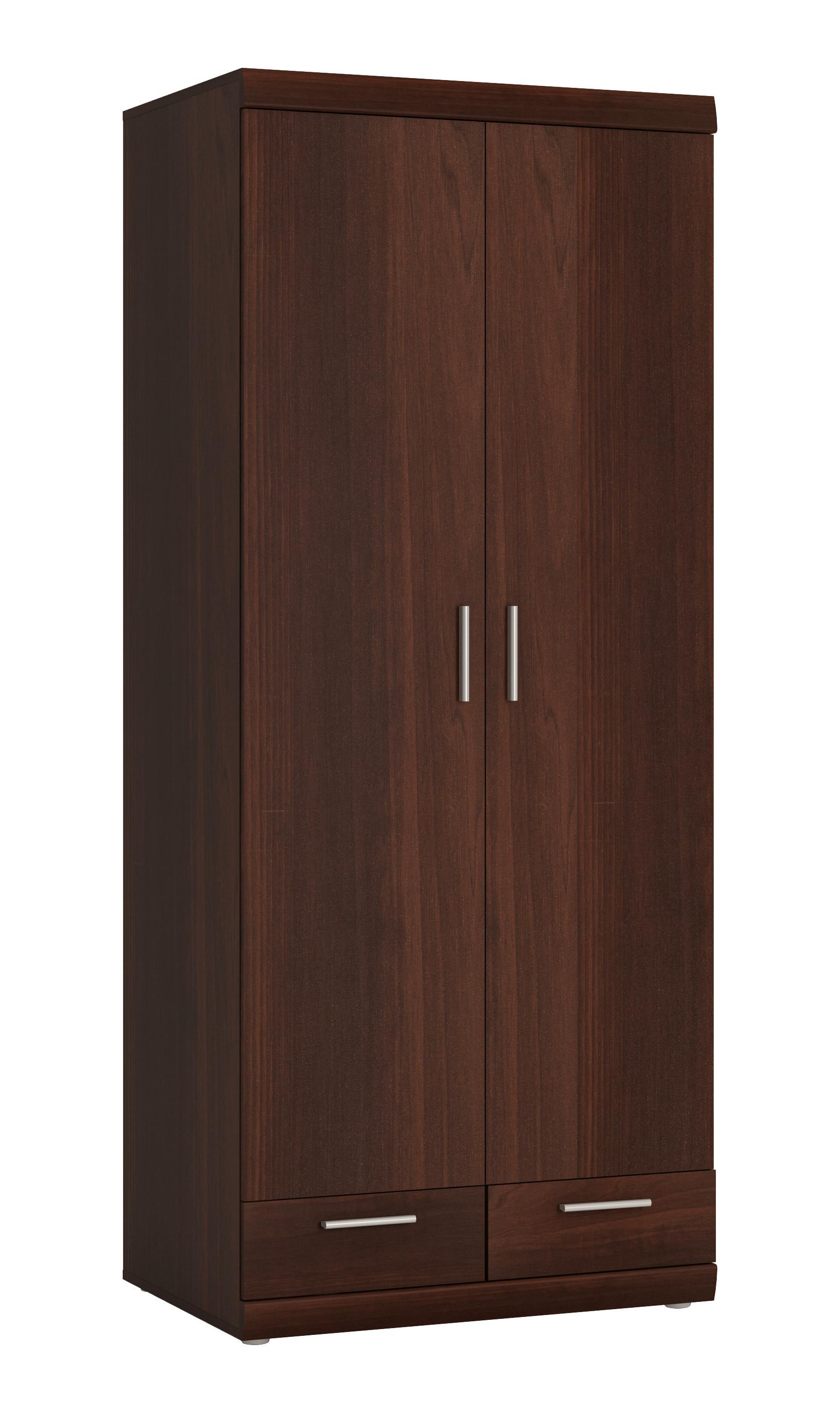 Șifonier IMPERIAL-D - nucă, Konventionell, material pe bază de lemn (80/195/61cm) - Modern Living